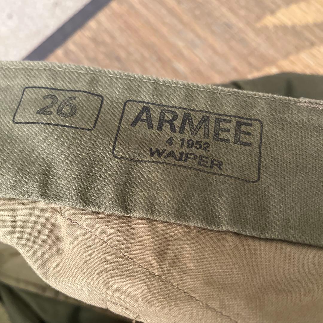 WAIPER.incフランス軍M47カーゴパンツ前期型WP93オリーブサイズ26