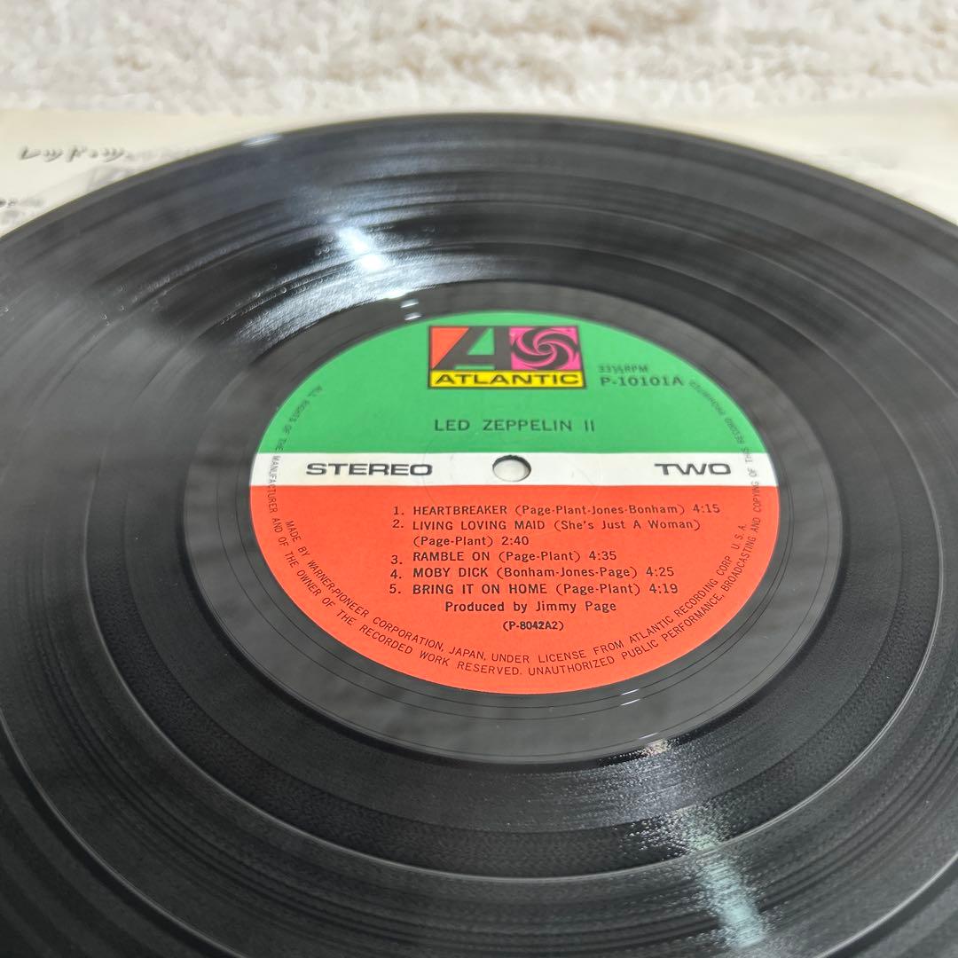 Led Zeppelin II アルバム LP レコードポスター付 帯付き