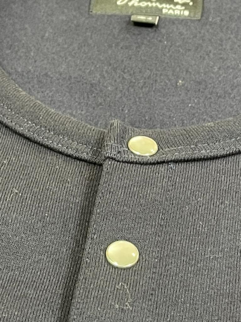 ク*ケ様 【希少色】アニエスベー オム カーディガン プレッション ネイビー T