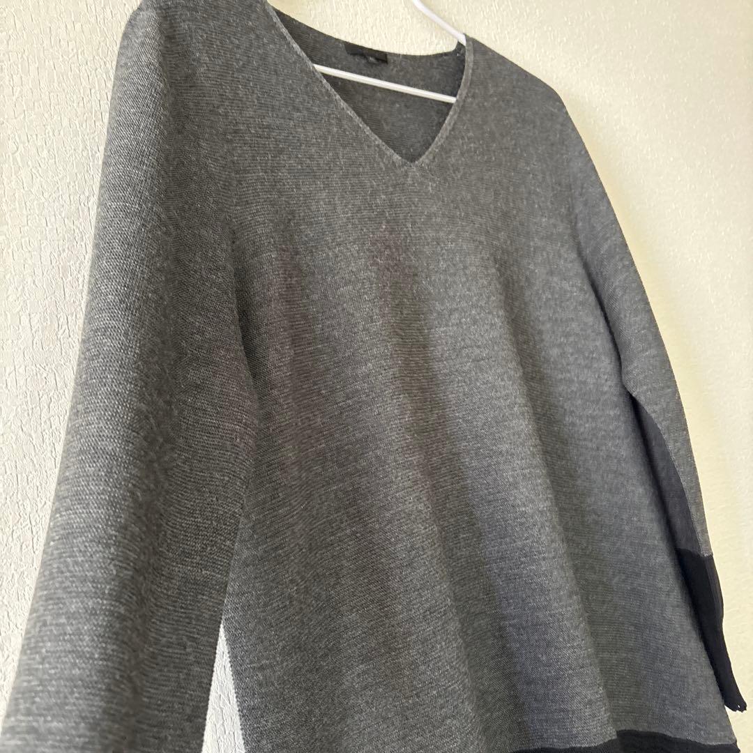 TO BE CHIC トゥービーシック モノトーンニットチュニックワンピース46