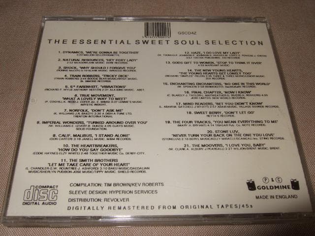 ESSENTIAL SWEET SOUL SELECTION,スウィートソウル