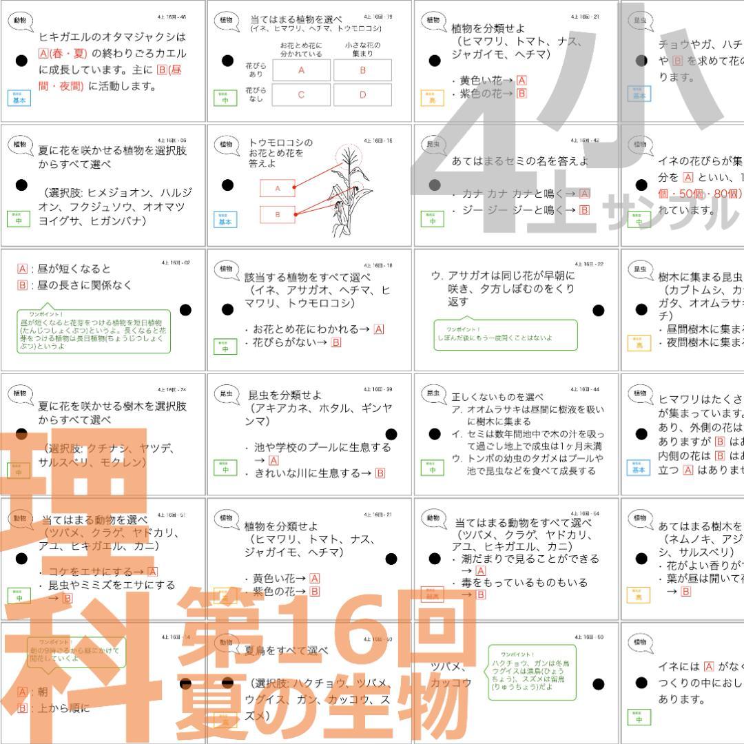 中学受験【4年上全セット 社会・理科 1-19回】組分けテスト対策 予習シリーズ