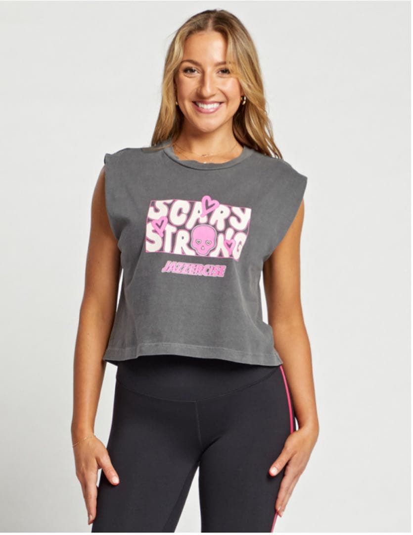 SCARY STRONG JAZZERCISE クロップドトップ　M