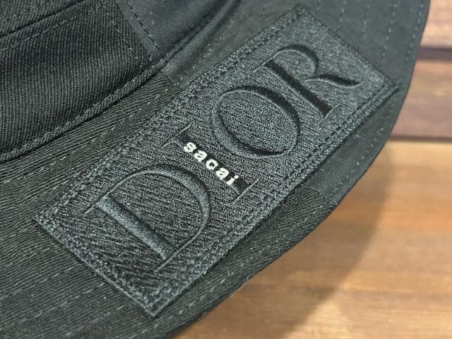 ♪送料無料★DIOR × sacai★名作コラボ★帽子★バケットハット★黒★M♪