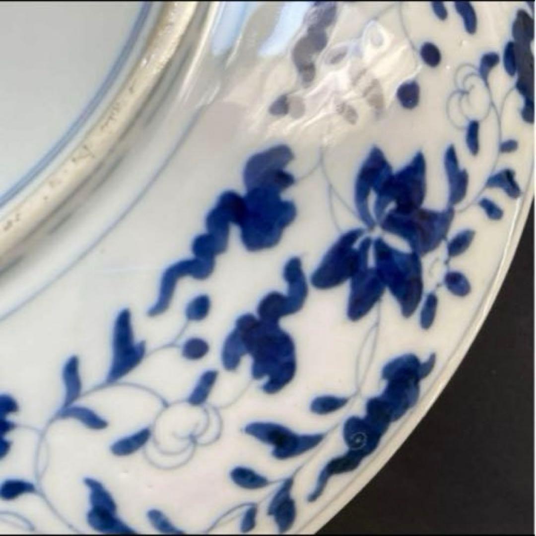大皿 伊万里焼 大明萬歴年製 31cm 骨董品
