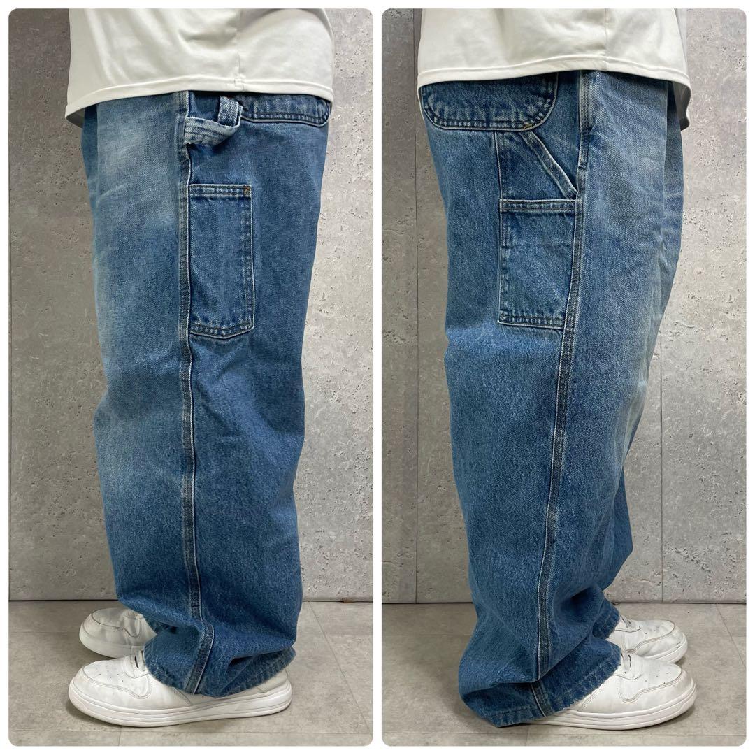 カーハート　ペインターパンツ　デニム　ジーンズ　ブルー　W42 L29相当