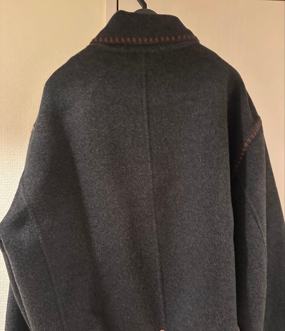 ジャケット・アウター WOOL EMBROIDERY SHORTZIPJACKET credona