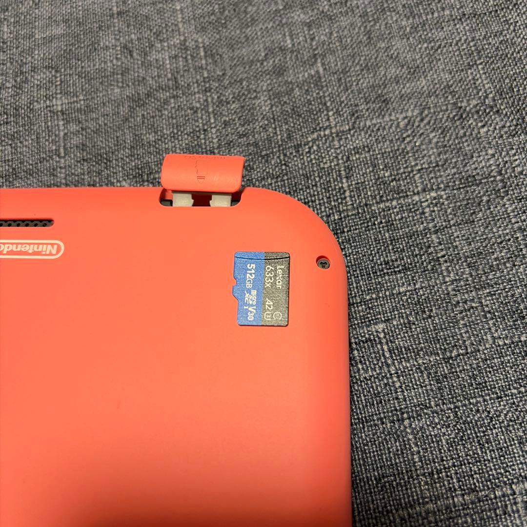 Nintendo Switch Lite コーラル 本体 充電器sdカード　付き