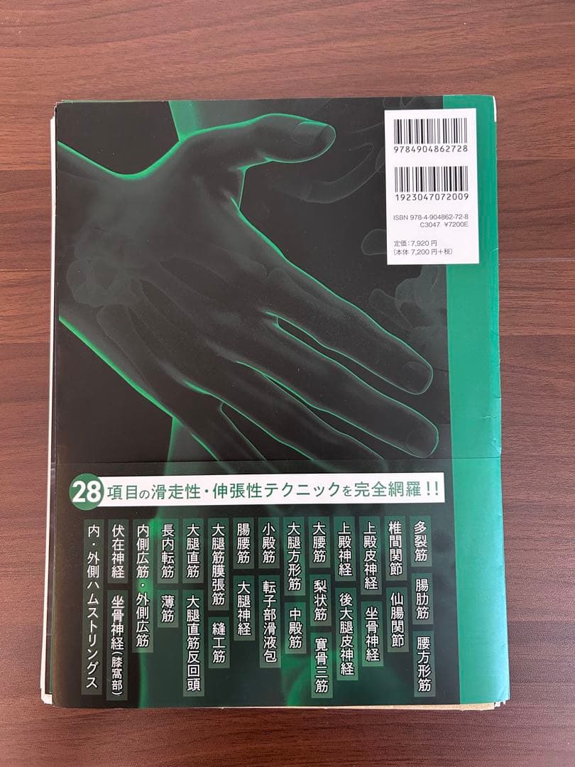 徒手療法ガイドブック　裁断本