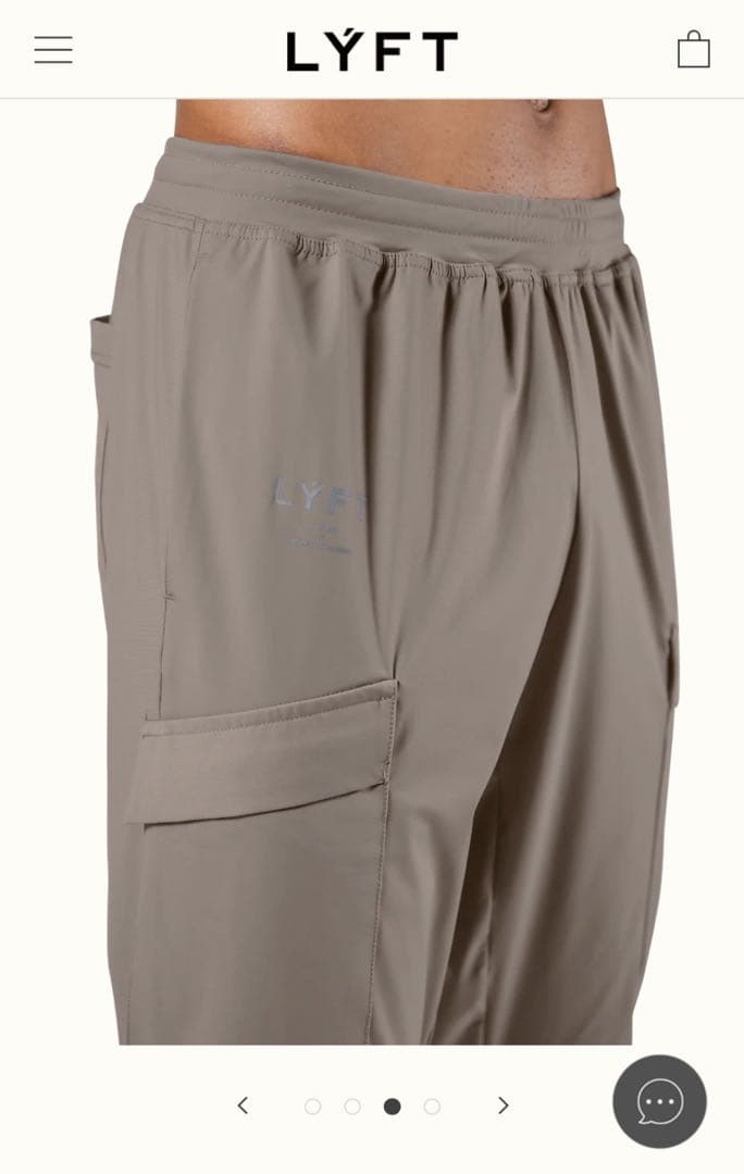 ウォーキング・ランニングウェア lyft STRETCH POCKET TAPERED PANTS V.2