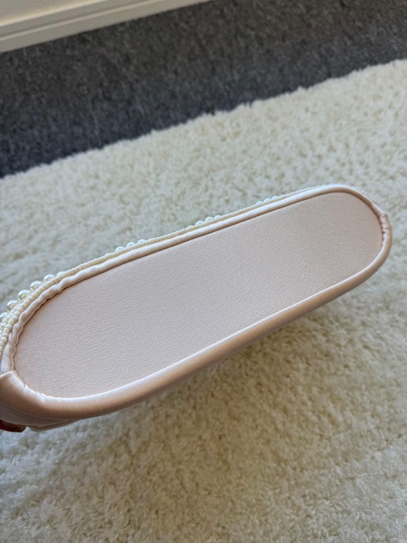 niana パールレースビジューハンドルパーティーハンドバッグ