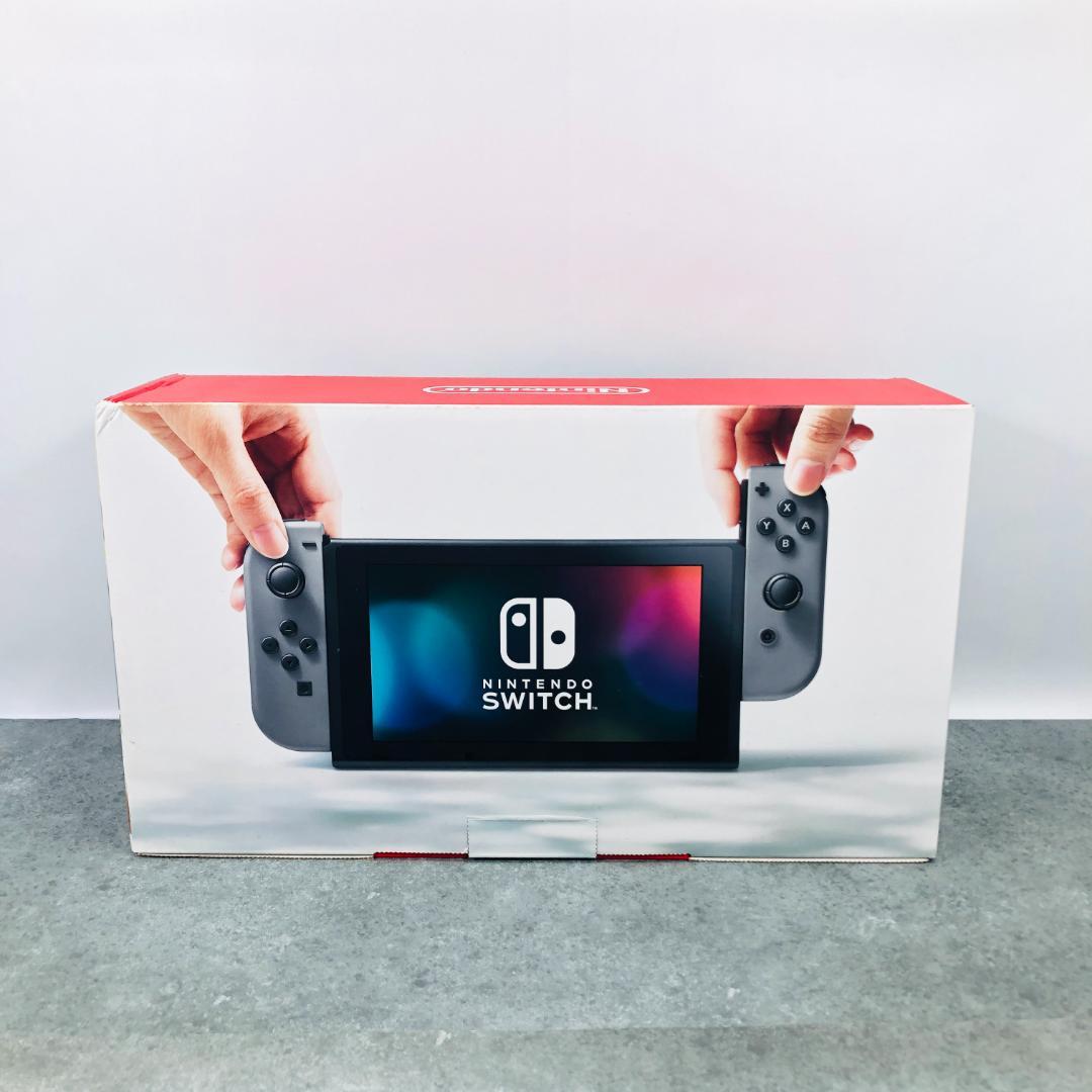 【美品】 Nintendo Switch 本体 グレー NO.11-150