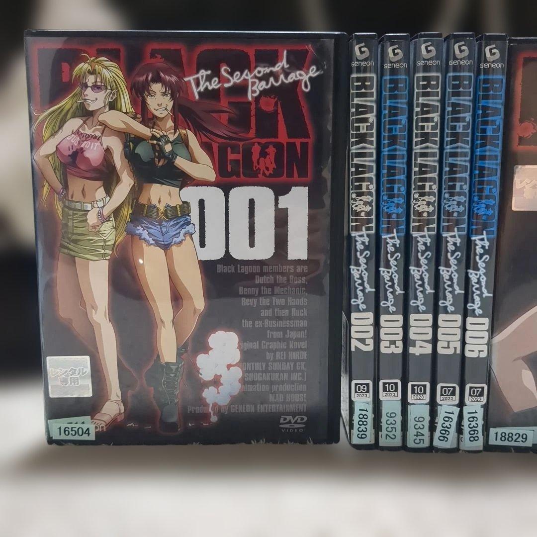 BLACK LAGOON ブラックラグーン [レンタル落ち] 全12巻 DVD