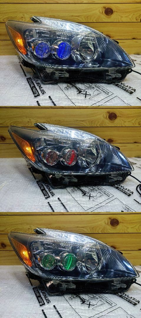 30プリウス LED ヘッドライト ツーリング US仕様 USDM 黄ばみ無し