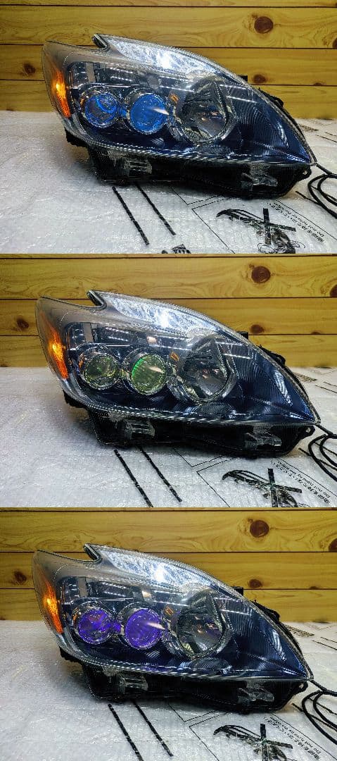 30プリウス LED ヘッドライト ツーリング US仕様 USDM 黄ばみ無し