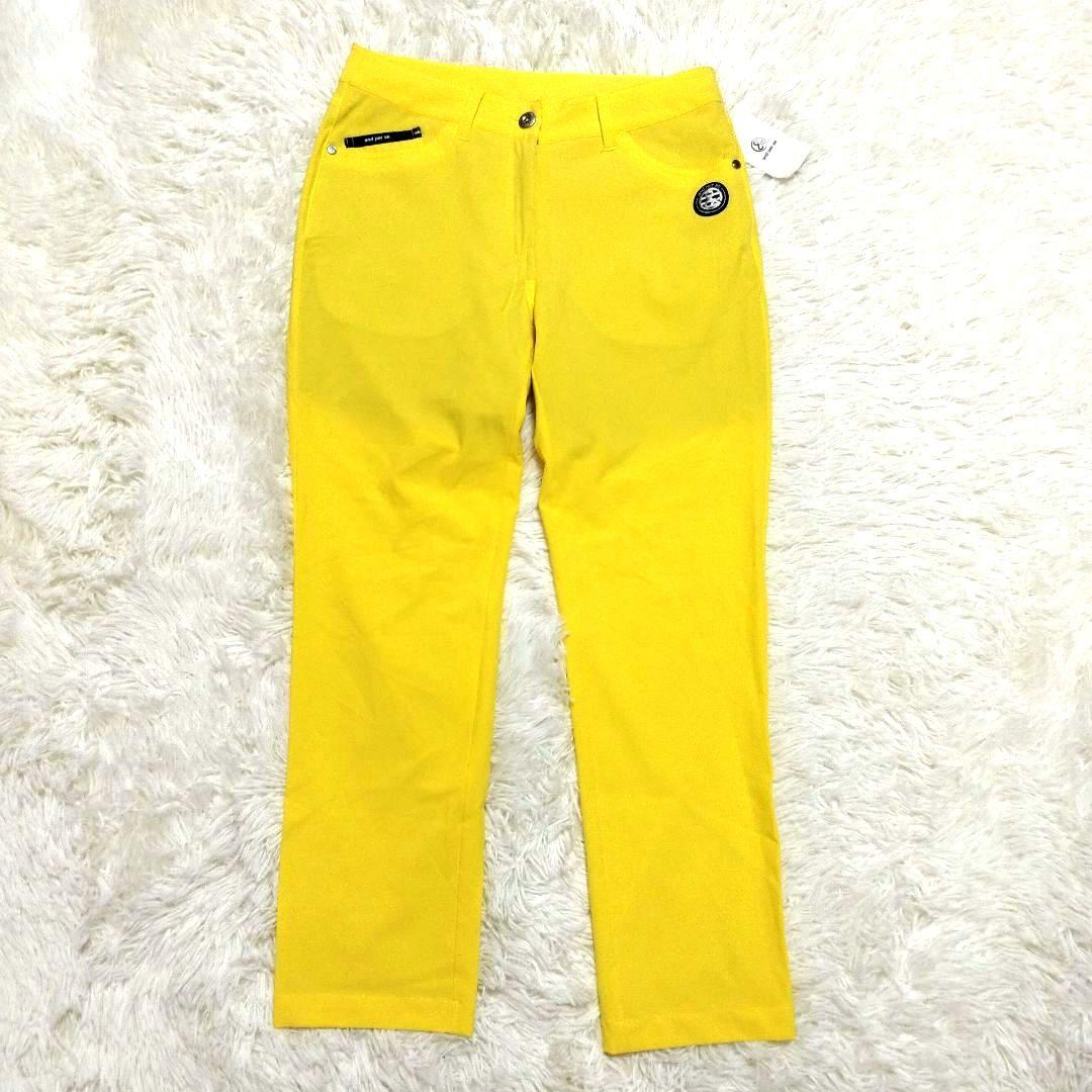 【新品未使用】and per se アンパスィロゴネームデザイン ゴルフパンツ