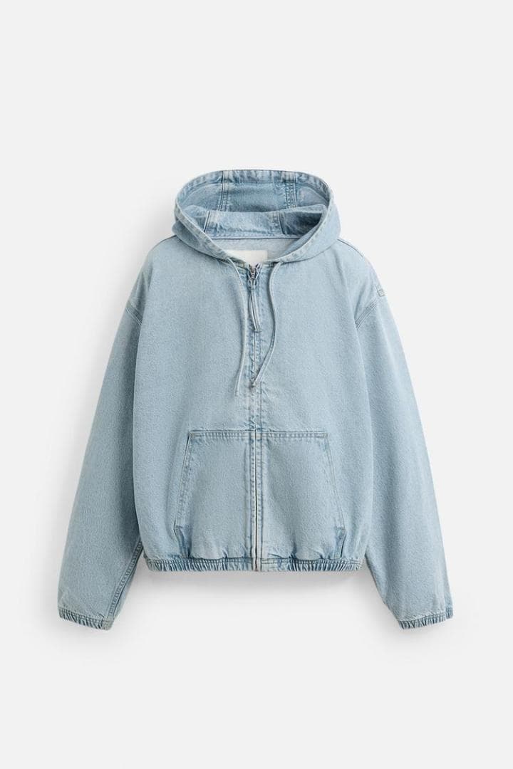 ZARA ザラ フード デニムジャケット L