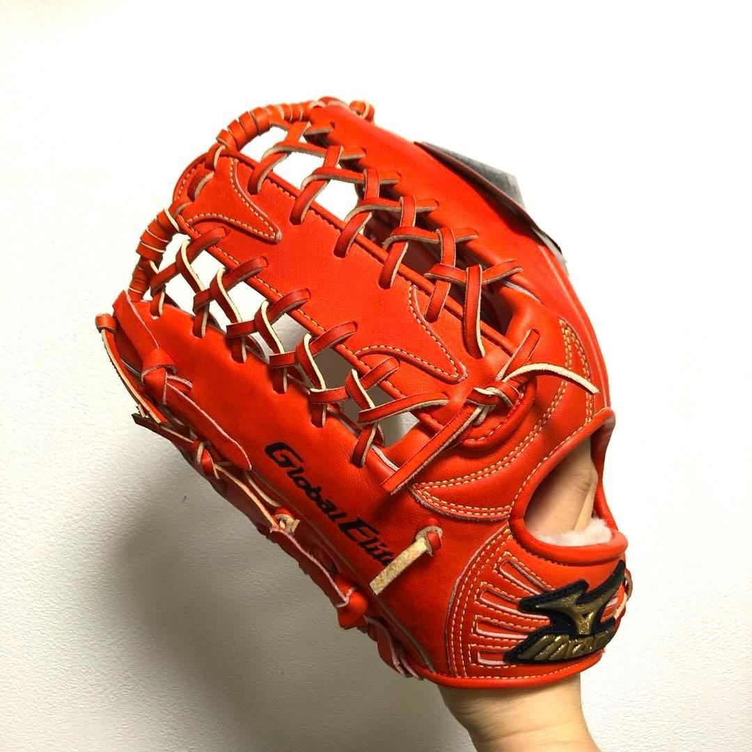 ミズノ グローバルエリート 新品未使用 硬式　外野手用 左投げ