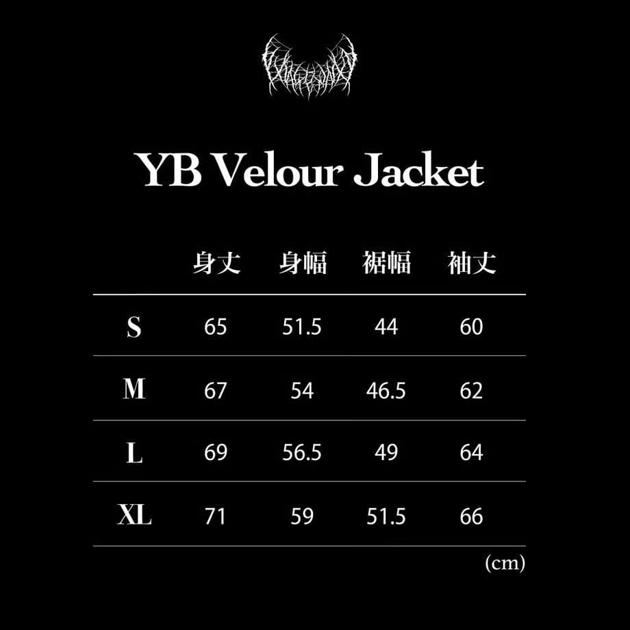 YB Velour Jacket White YXNGBRATZ Sサイズ