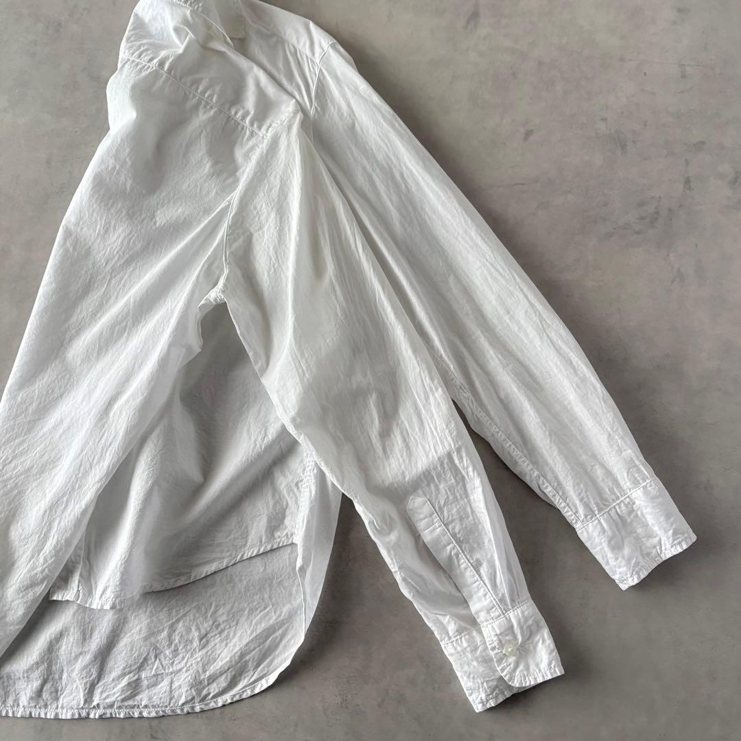 美品♡　フランク&アイリーン　Eileen　長袖　スキッパー　シャツ　XS　白