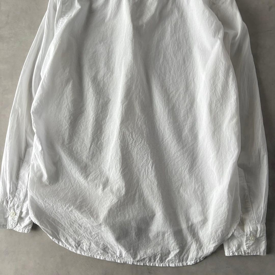 美品♡　フランク&アイリーン　Eileen　長袖　スキッパー　シャツ　XS　白