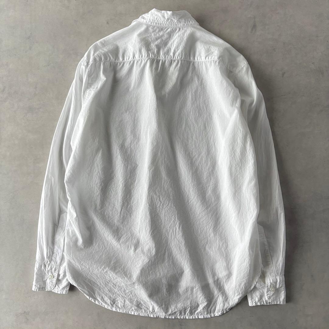美品♡　フランク&アイリーン　Eileen　長袖　スキッパー　シャツ　XS　白