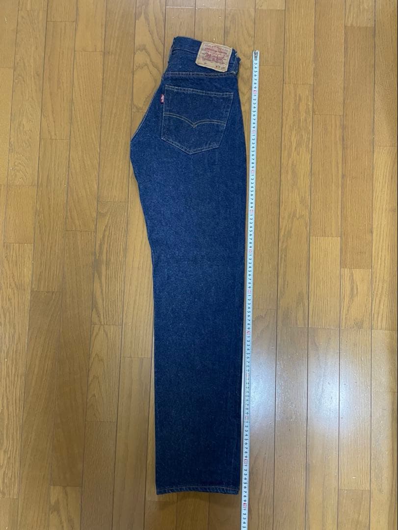 LEVI’S 501 USA製110周年モデル／555バレンシア／濃紺／w28