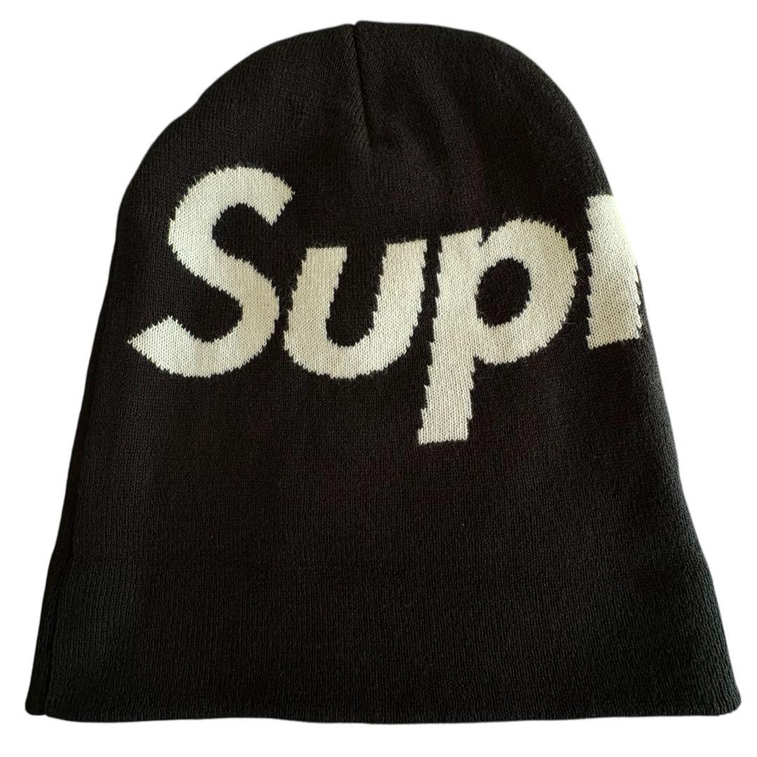美品シュプリームSupreme Big Logo Beanieビーニー