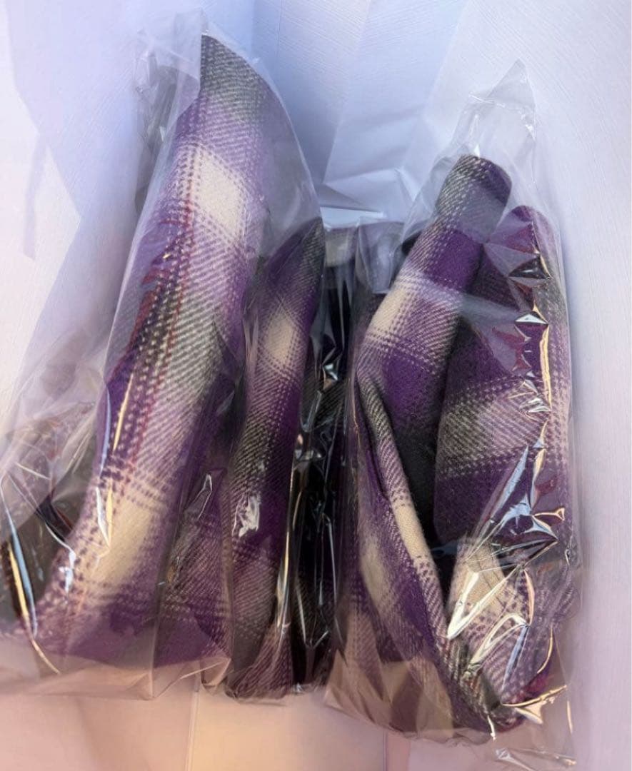 ジャケット・アウター SUBCULTURE OMBRA CHECK JACKET PURPLE 2