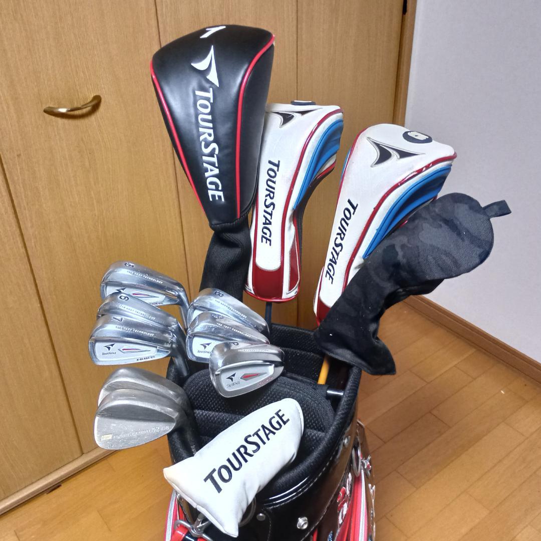 ⛳ ツアーステージ　ゴルフクラブセット アイアングリップ交換済