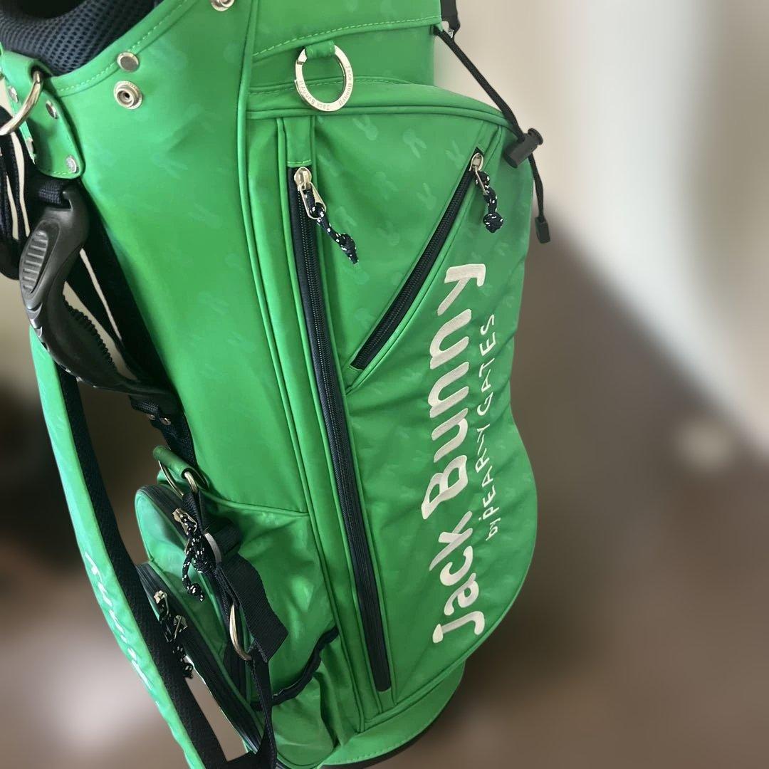 ジャックバニー キャディバッグ スタンド式 軽量 うさぎエンボス8型