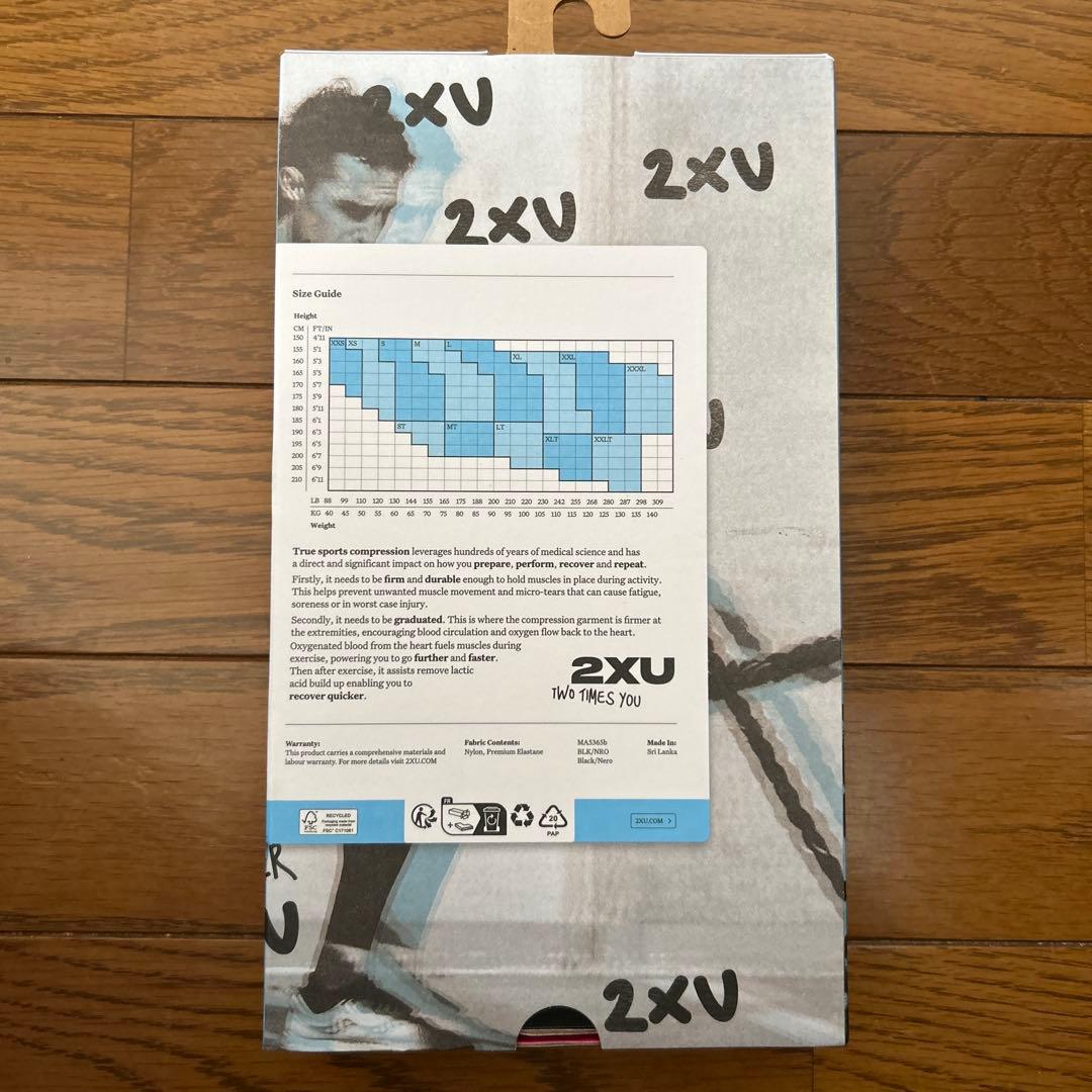 期間限定　2XU ツータイムズユー L ブラック/ネロ