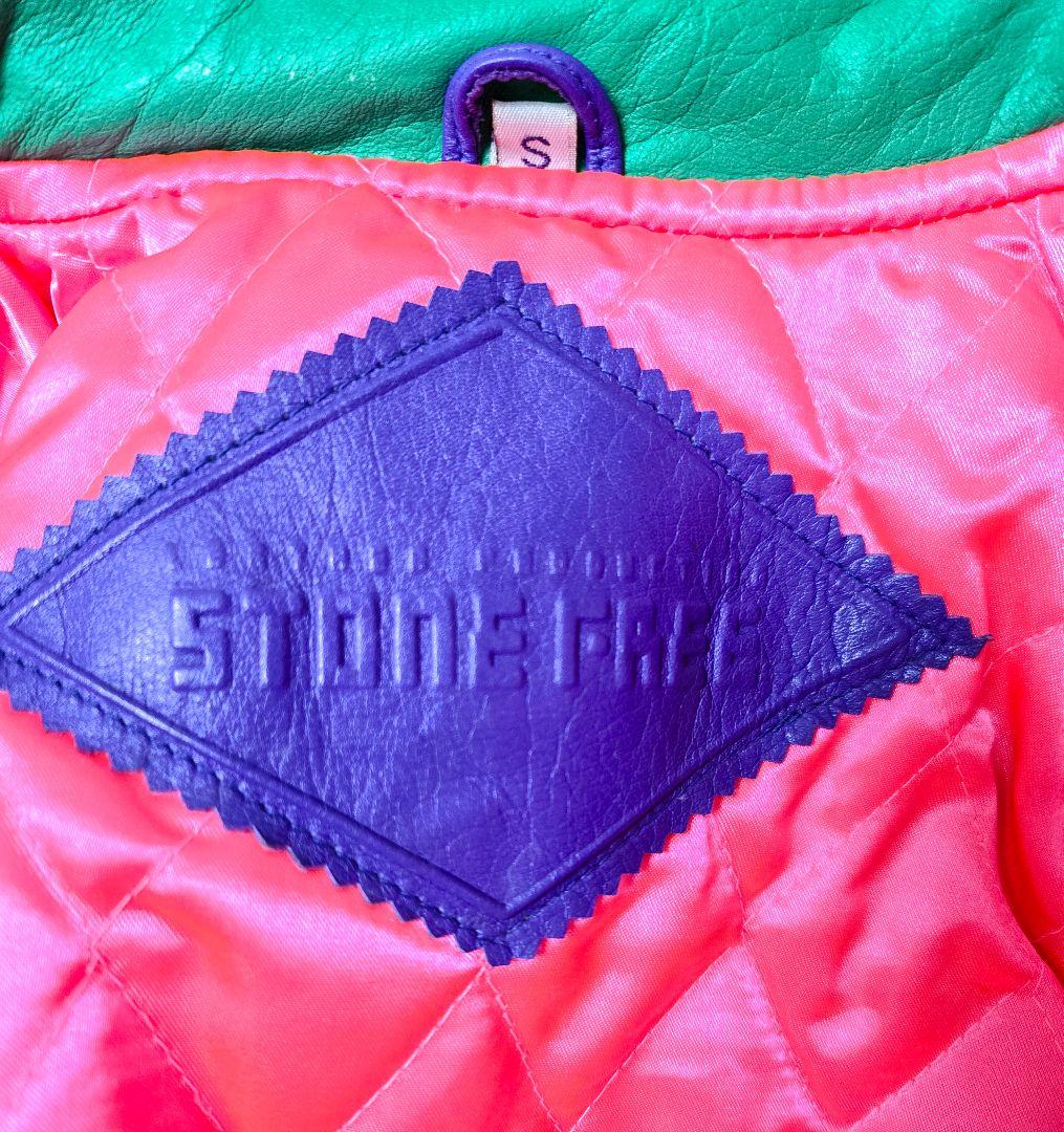 ウッドストック レザー ライダース ジャケット Sサイズ ヴィンテージ