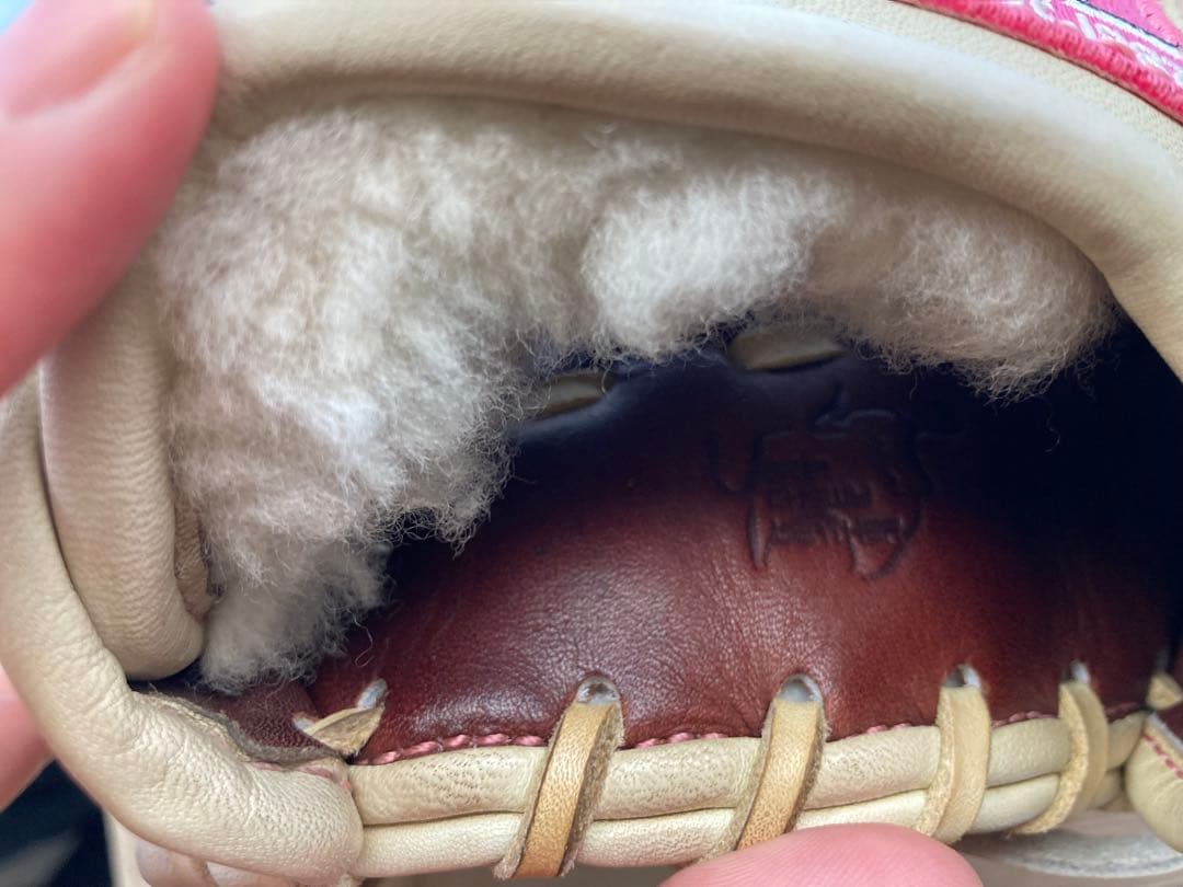 Rawlings 硬式グローブ ベージュ 袋&グラブハンマー付き