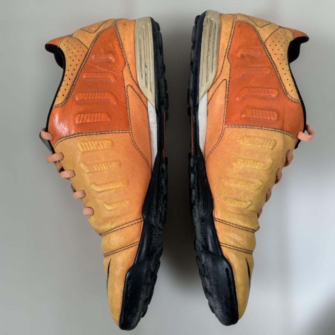 Nike 26cm サッカー トレシュー 本革　オレンジ/イエロー
