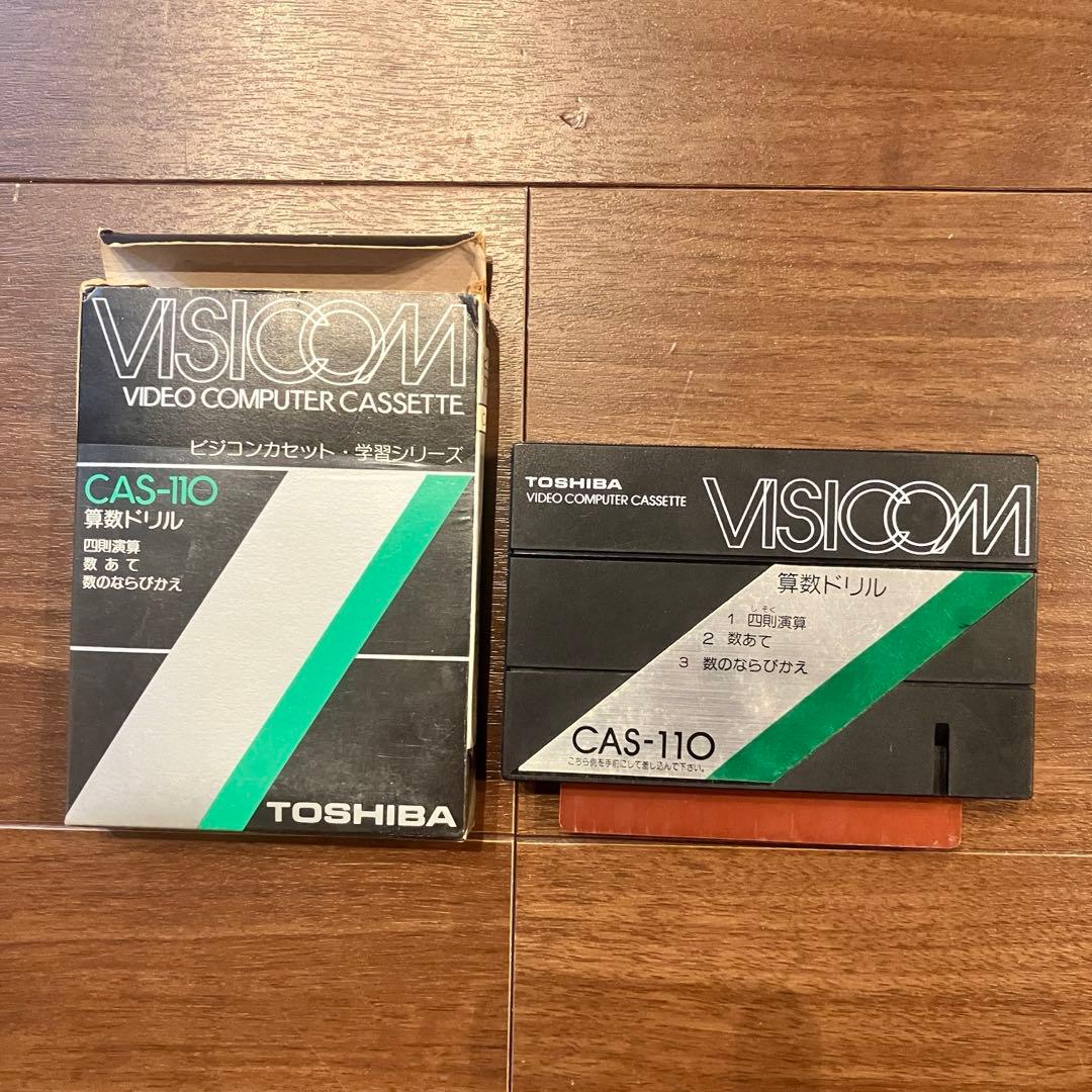 TOSHIBA 東芝 ビデオコンピューター VISICOM ビジコンカセット4本