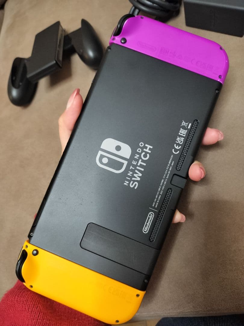 【SDカード付き】Nintendo Switch 本体 パープル/オレンジ