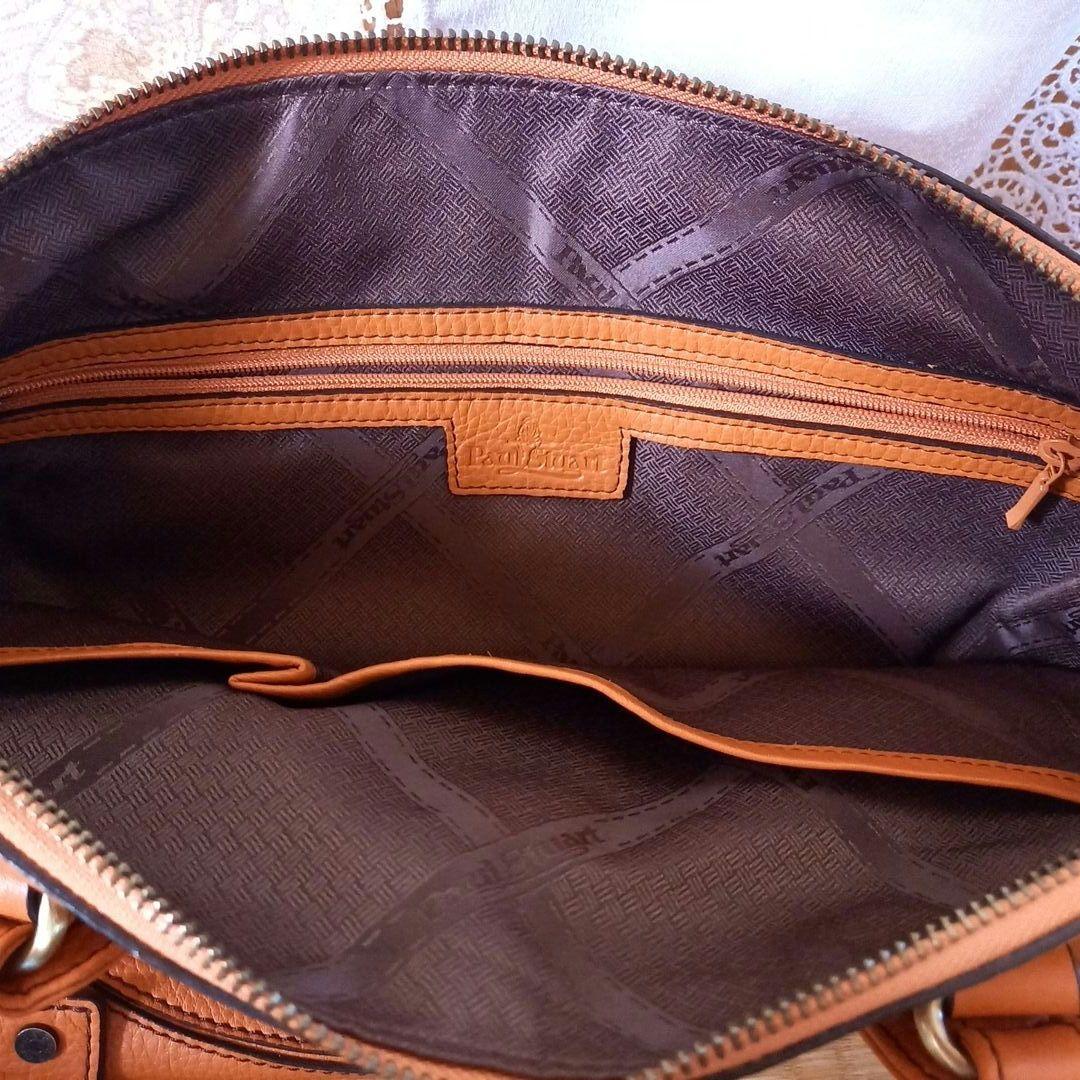 ひぃちゃん専用　Paul Stuart革製鞄　レディース　新品未使用オレンジ
