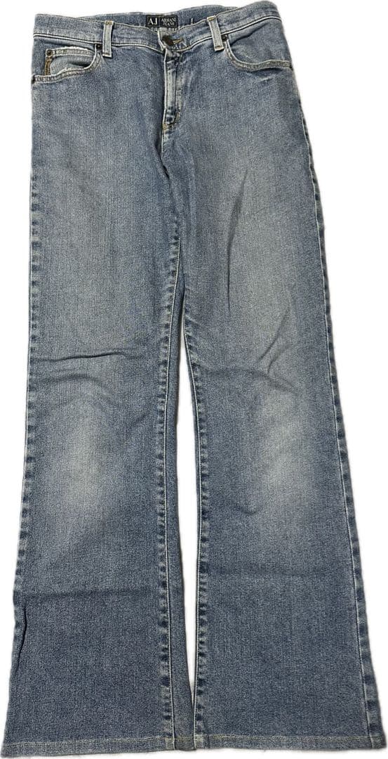 パンツ ARMANI JEANS flare denim light blue