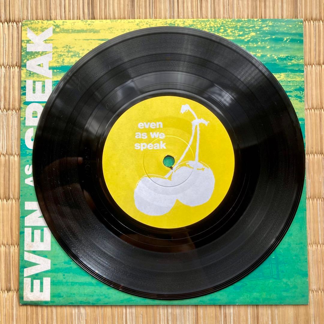 EVEN AS WE SPEAK 7inch ネオアコ ②