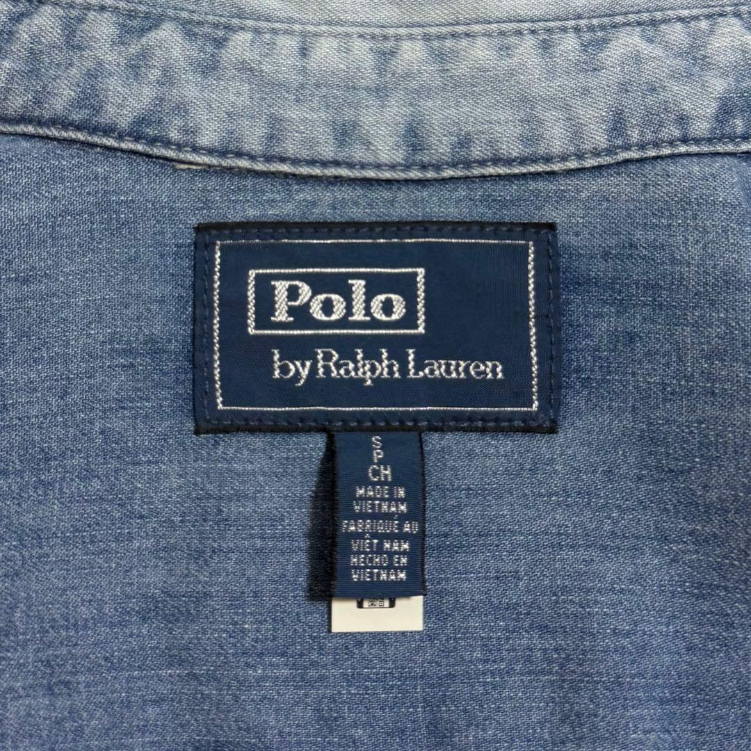 Polo Ralph Lauren オーバーサイズ コットン デニム シャツ S
