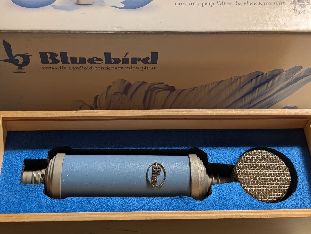 Bluebird コンデンサーマイク(専用ショックマウントとポップガード付き)