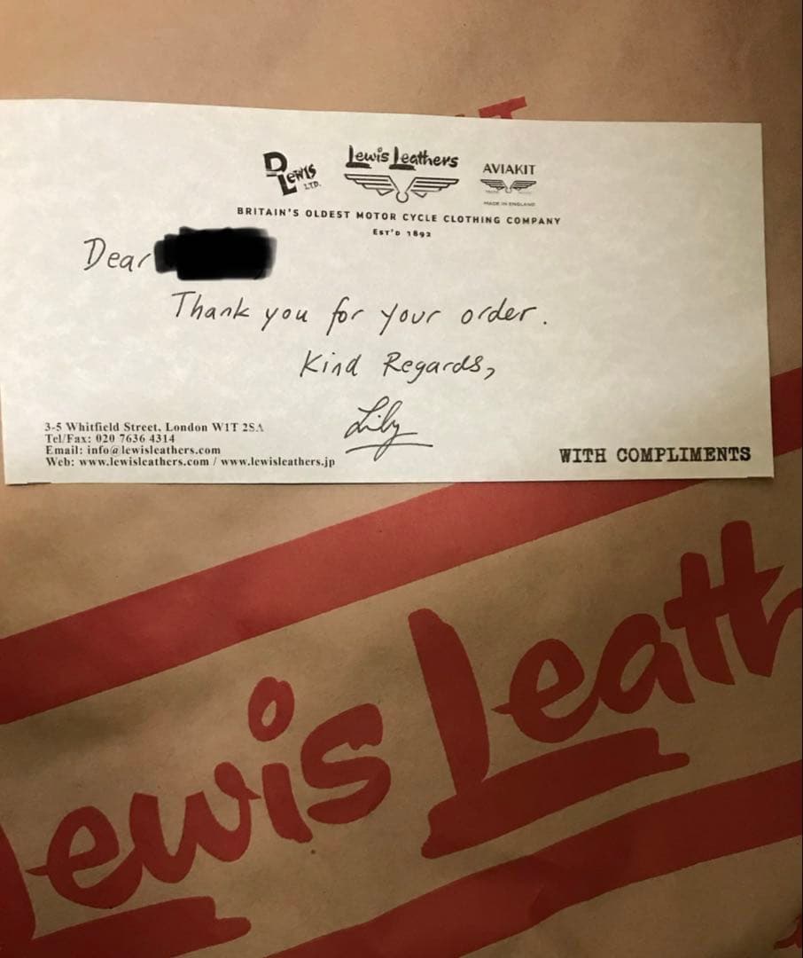 Lewis Leathers ルイスレザーコルセア カウハイドタイトフィット34
