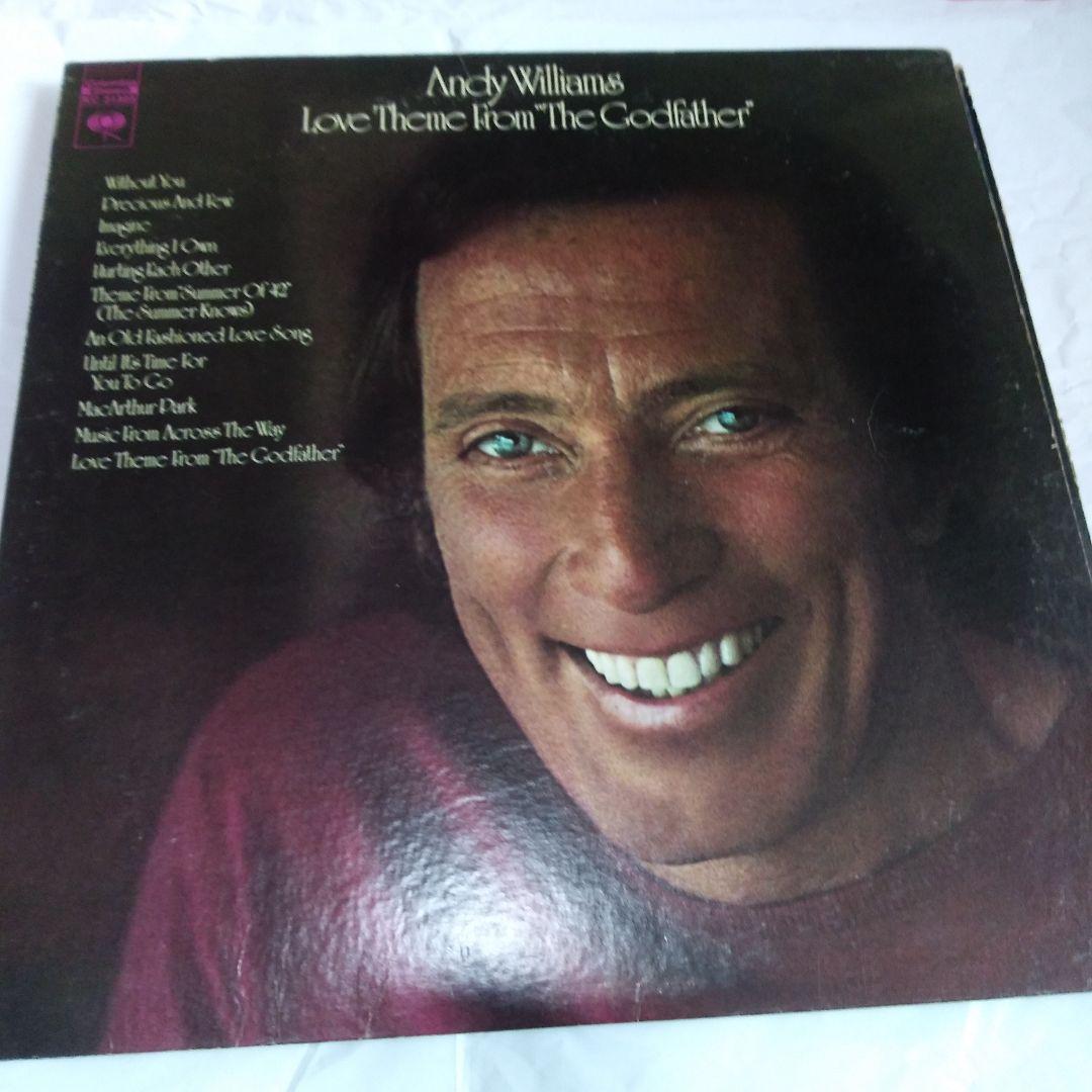 andy.williams.レトロな中古LPレコード７枚海外版とにかく良曲が一杯