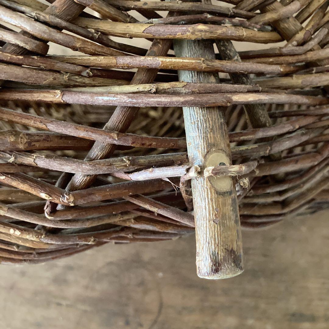 オランダのアンティークショップで購入　バスケット2セット　フレンチやシャビー好き