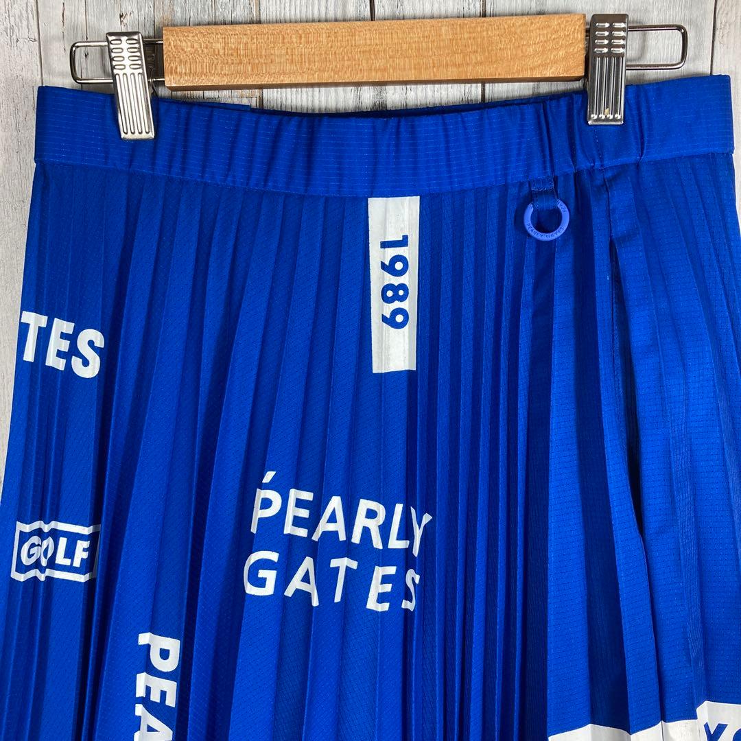パーリーゲイツ ゴルフ レディース Mサイズ プリーツスカート 新品
