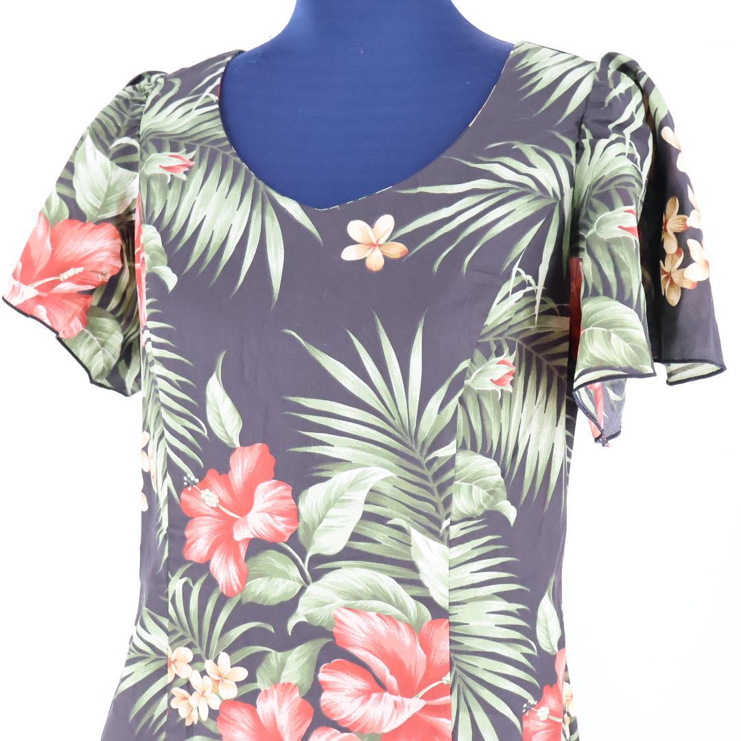 【美品 タグ付きフラダンス用衣装】ブラック Maunaloa マウナロア