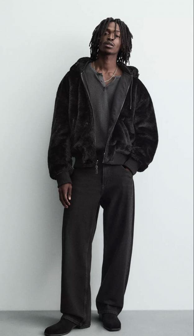 ☆*☆様 【ZARA】　リバーシブル　フェイクファー　ボンバージャケット 大人気