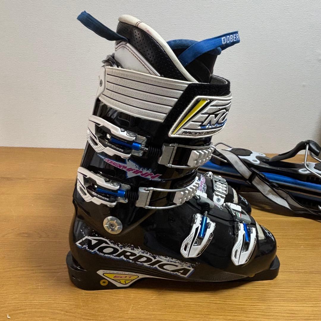メンズ　ショートスキーファンスキーセット　Nordica 26/26.5cm
