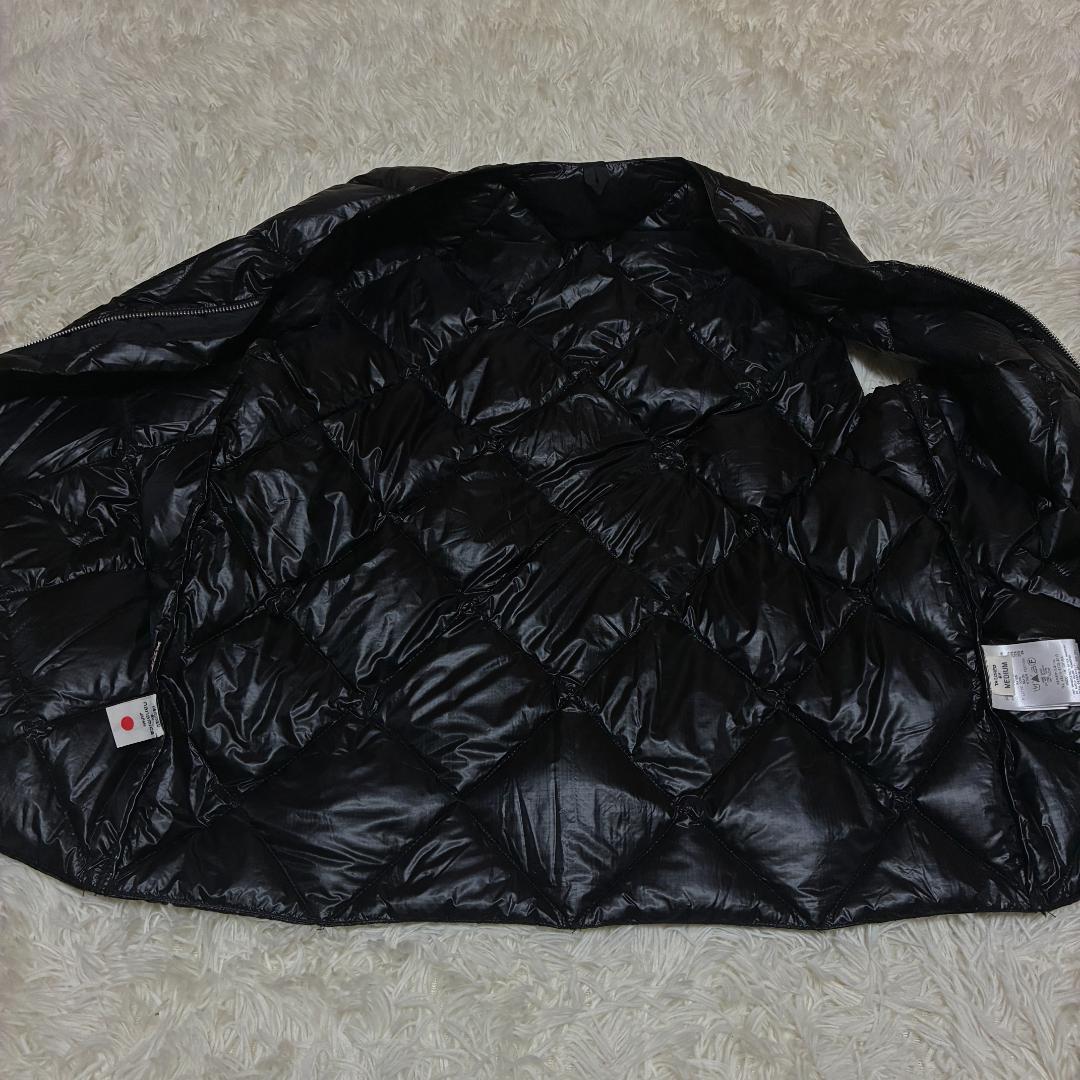 【美品】ナナミカ　nanamica キルティング　ダウンベスト　ジレ　ブラック